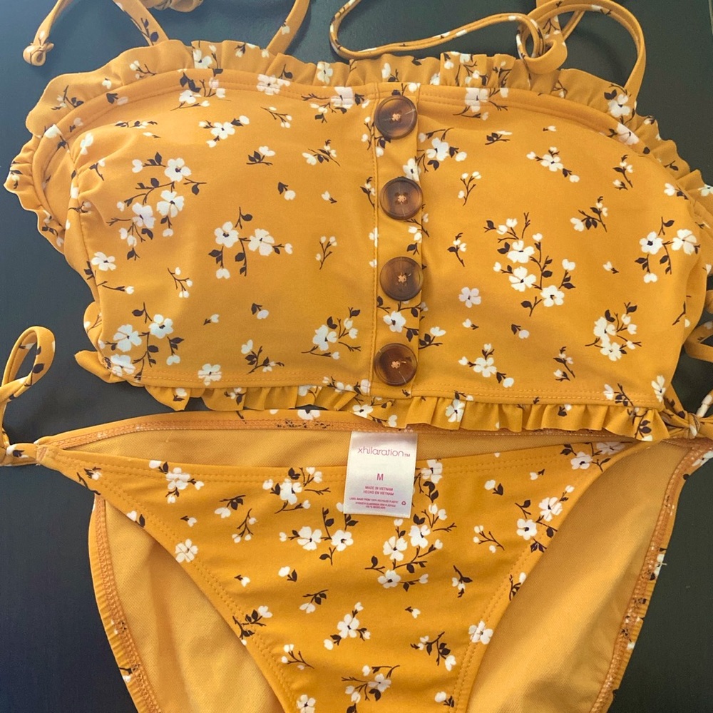 Yellow bikini from target